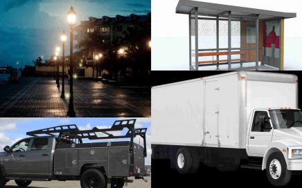 Truck bodies - Security lights poles - Unipots - Bus stage shades - TAG Fabrications products