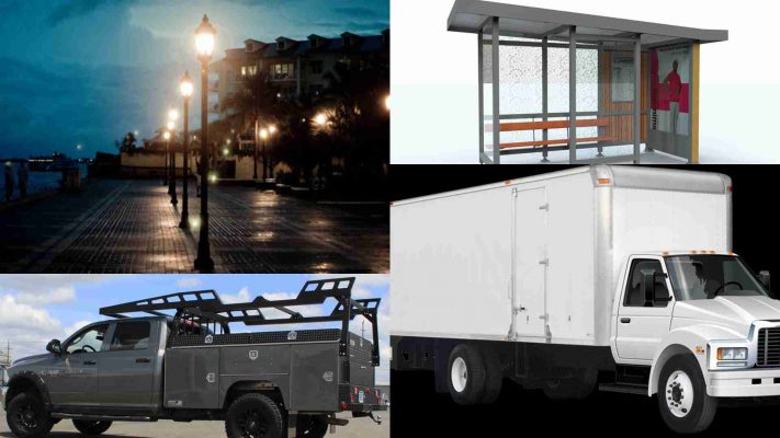 Truck bodies - Security lights poles - Unipots - Bus stage shades - TAG Fabrications products
